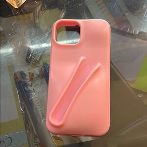 Pink Silicone Phone Case